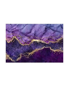 Фотообои листовые Vimala Флюиды фиолетовые