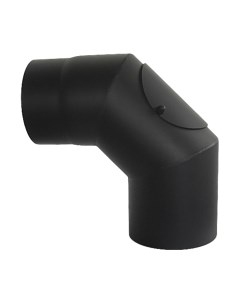 Поворот дымохода КПД 90/2мм 120 с ревизией Кпд