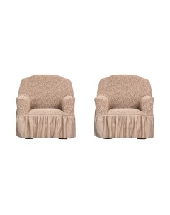 Комплект чехлов Софатэкс Люкс КПО-7 Венеция с оборкой / 00947