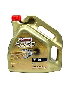 Моторное масло Castrol Edge Turbo Diesel 5W40 15BB02/1535BA