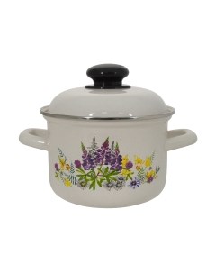 Кастрюля Лысьвенские эмали Люпины С-1608АП2/4Жм