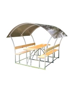 Беседка КомфортПром Астра 2м с покрытием Комфортпром