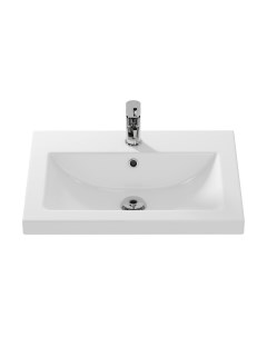 Умывальник со смесителем Cersanit Como 60 / S-UM-COM60/1-w + 63034