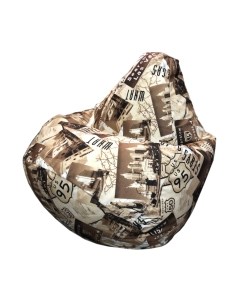 Бескаркасное кресло Flagman Груша Макси XXL Г2.5-146