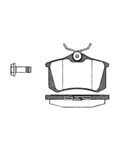Тормозные колодки 274041SX Stellox