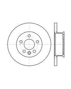Тормозной диск 60204746SX Stellox