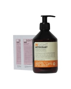 Набор косметики для тела и волос Insight Шампунь Rejuvenating Shampoo 400мл+Гель-крем PMIN020 2x10мл