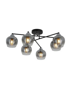 Потолочный светильник Mirastyle MD-8124/6 BK+CR