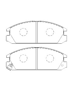 Тормозные колодки 240002SX Stellox