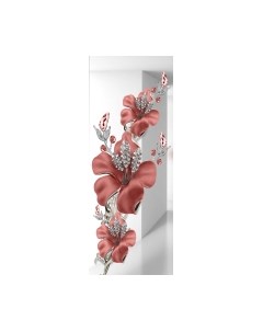 Фотообои листовые Citydecor Цветочная абстракция 12