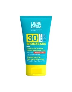Крем солнцезащитный Librederm Bronzeada с омега 3-6-9 и термальной водой SPF30