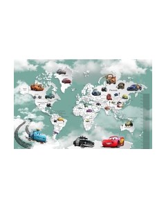 Фотообои листовые Citydecor Superhero Молния МакКвин 5