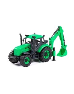 Экскаватор игрушечный Полесье Прогресс инерционный / 94612