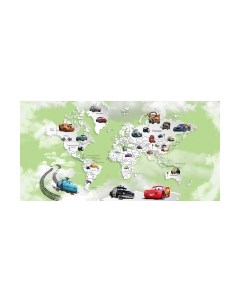 Фотообои листовые Citydecor Superhero Молния МакКвин 3