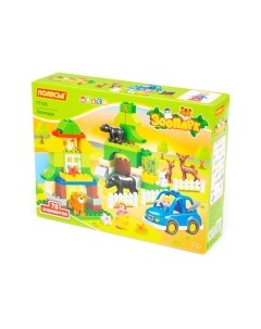 Конструктор Полесье Макси. Зоопарк / 77745