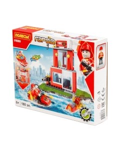 Конструктор Полесье Классик. Город. Пожарная часть-1.2 / 81889