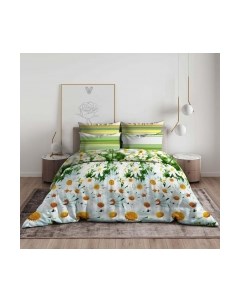 Комплект постельного белья Ромашковый вальс Семейный / 209632 Василиса