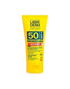Гель солнцезащитный Bronzeada Sport Для лица и тела SPF50 Librederm