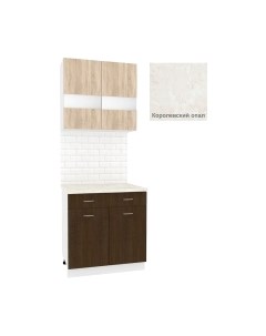 Комплект кухонных модулей Кортекс-мебель Корнелия Экстра 80р1ш