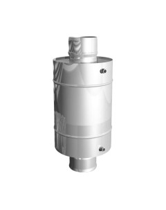 Теплообменник на трубу дымохода UMKPRO 115 AISI 439/1мм Umkpro