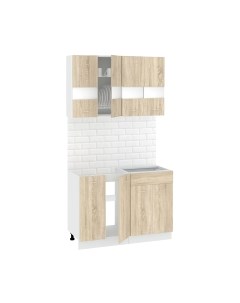 Кухонный гарнитур Кортекс-мебель Корнелия Экстра 1.1м без столешницы