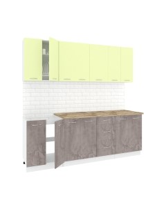 Кухонный гарнитур Кортекс-мебель Корнелия Лира 2.2м