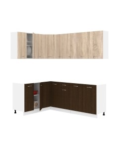 Кухонный гарнитур Кортекс-мебель Корнелия Лира 1.5x2.1 без столешницы