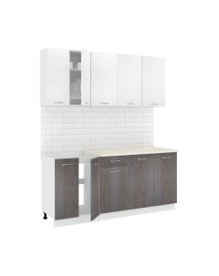 Кухонный гарнитур Кортекс-мебель Корнелия Лира-лайт 1.8м