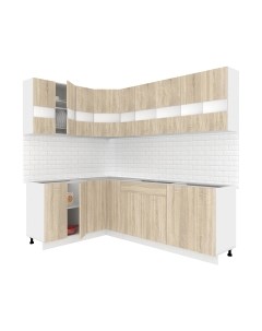 Кухонный гарнитур Кортекс-мебель Корнелия Экстра 1.5x2.3 без столешницы