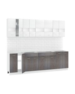 Кухонный гарнитур Кортекс-мебель Корнелия Экстра 2.5 без столешницы