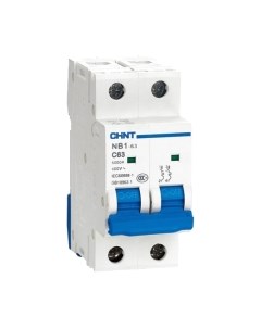 Выключатель автоматический Chint NB1-63 2P 6A 6кА B (R) / 179653