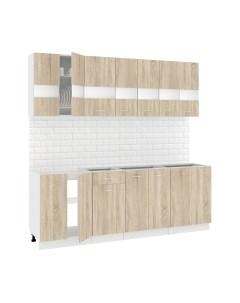 Кухонный гарнитур Кортекс-мебель Корнелия Экстра 2.2 без столешницы