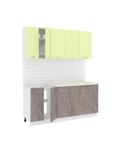 Кухонный гарнитур Кортекс-мебель Корнелия Лира-лайт 1.8м