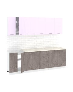 Кухонный гарнитур Кортекс-мебель Корнелия Лира 2.4м