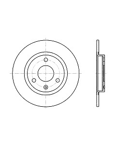 Тормозной диск 60209917SX Stellox
