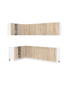 Кухонный гарнитур Кортекс-мебель Корнелия Лира 1.5x2.7 без столешницы