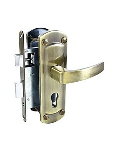 Замок врезной Аллюр ЗВ4-1/55А автом. без ц/мех с/руч