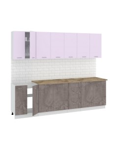 Кухонный гарнитур Кортекс-мебель Корнелия Лира 2.6м