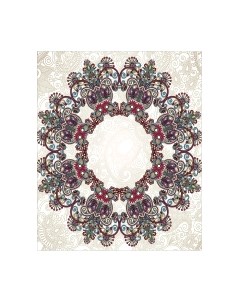 Скатерть JoyArty Цветочный узор / tc_16076 Joyarty