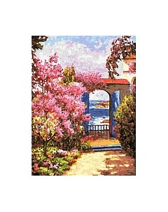 Картина по номерам Летнее спокойствие / 186-AS Белоснежка