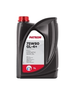 Трансмиссионное масло Patron Original GL4+ 75W80 Патрон