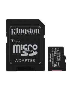 Карта памяти Kingston Canvas Select Plus 100R microSDXC Class10 UHS-I U1 V10 A1 128GB