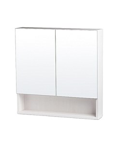 Шкаф с зеркалом для ванной СанитаМебель Ларч 11.700 Санитамебель
