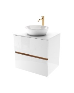 Тумба под умывальник ЗОВ Лира 90 / L90MW0MWGVG-KP13W Зов