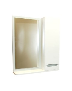 Шкаф с зеркалом для ванной СанитаМебель Сизаль 14.600 Санитамебель