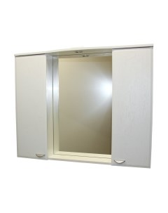 Шкаф с зеркалом для ванной СанитаМебель Лотос 101.1000 Санитамебель