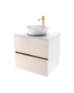 Тумба под умывальник ЗОВ Лира 90 / L90MW0MTGVG-KP13W Зов