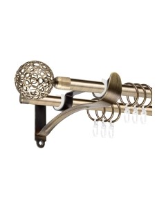 Карниз для штор АС ФОРОС Prime D16Г/16Г + наконечники Метеор Ас форос