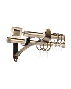 Карниз для штор АС ФОРОС Prime D16Г/16Г + наконечники Венето Ас форос