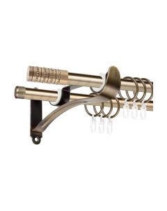 Карниз для штор АС ФОРОС Prime D16Г/16Г + наконечники Крис Ас форос